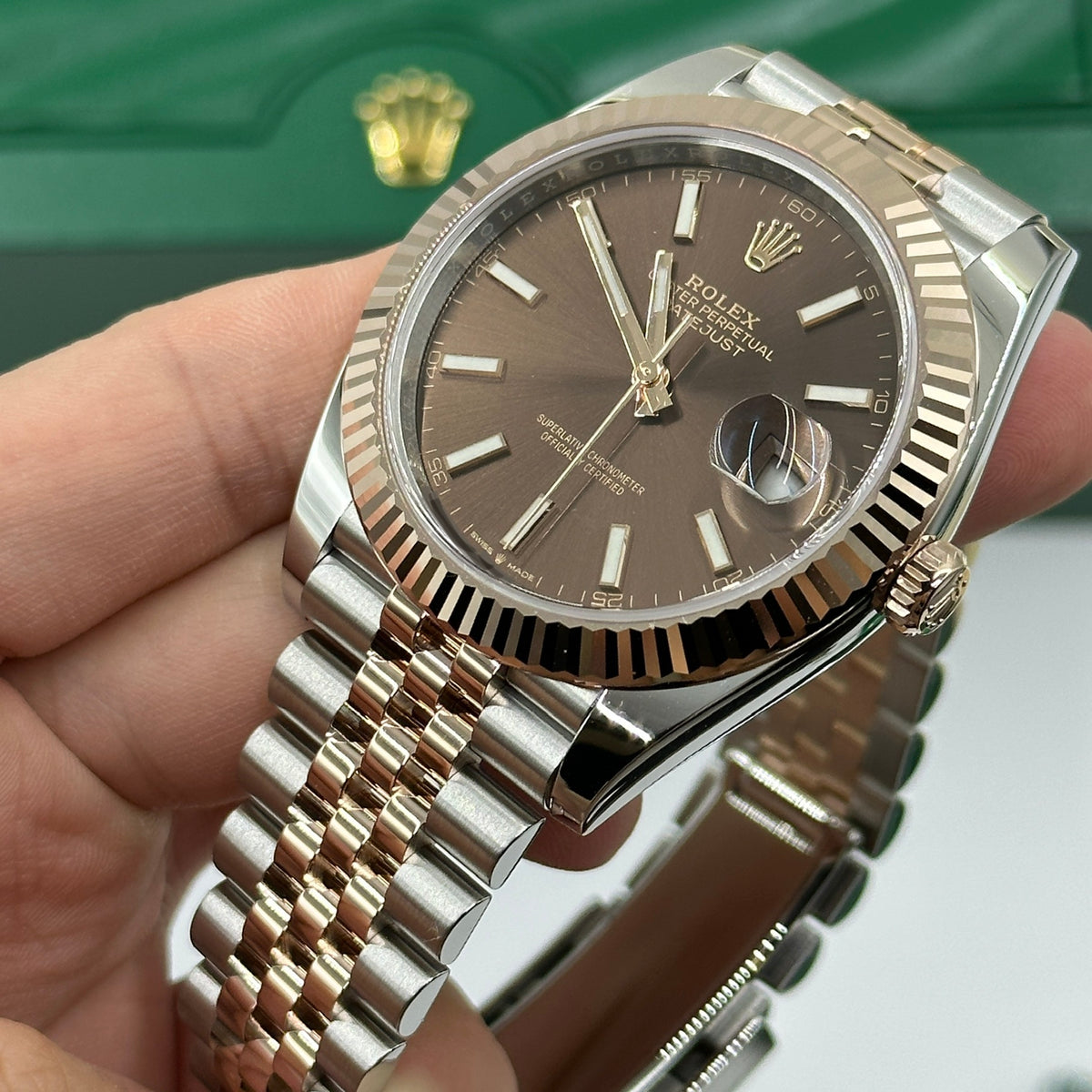 Rolex Datejust 41 126331 Chocolate Index Jubilee 2026