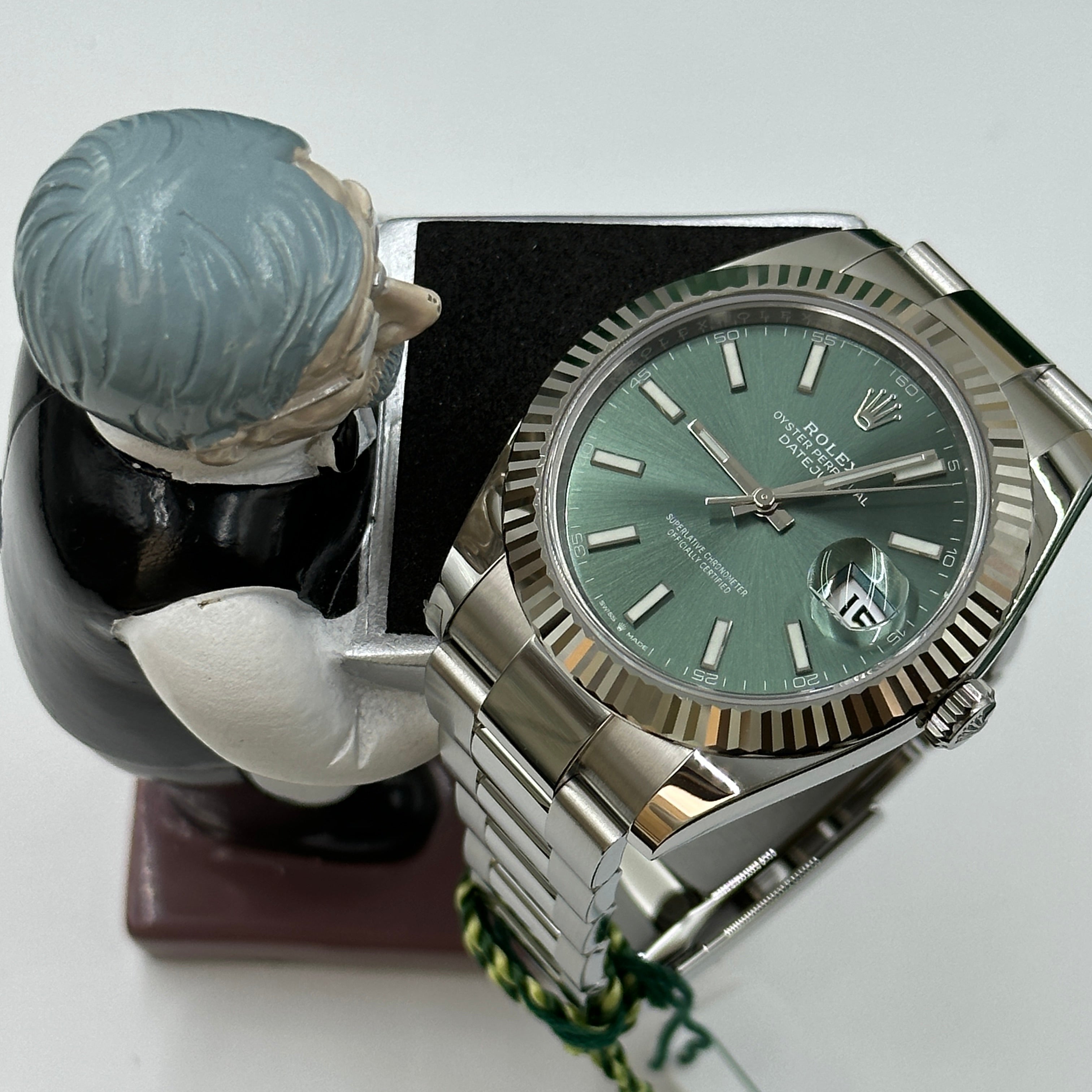 Rolex Datejust 41 126334 Mint Green Index Oyster 2025