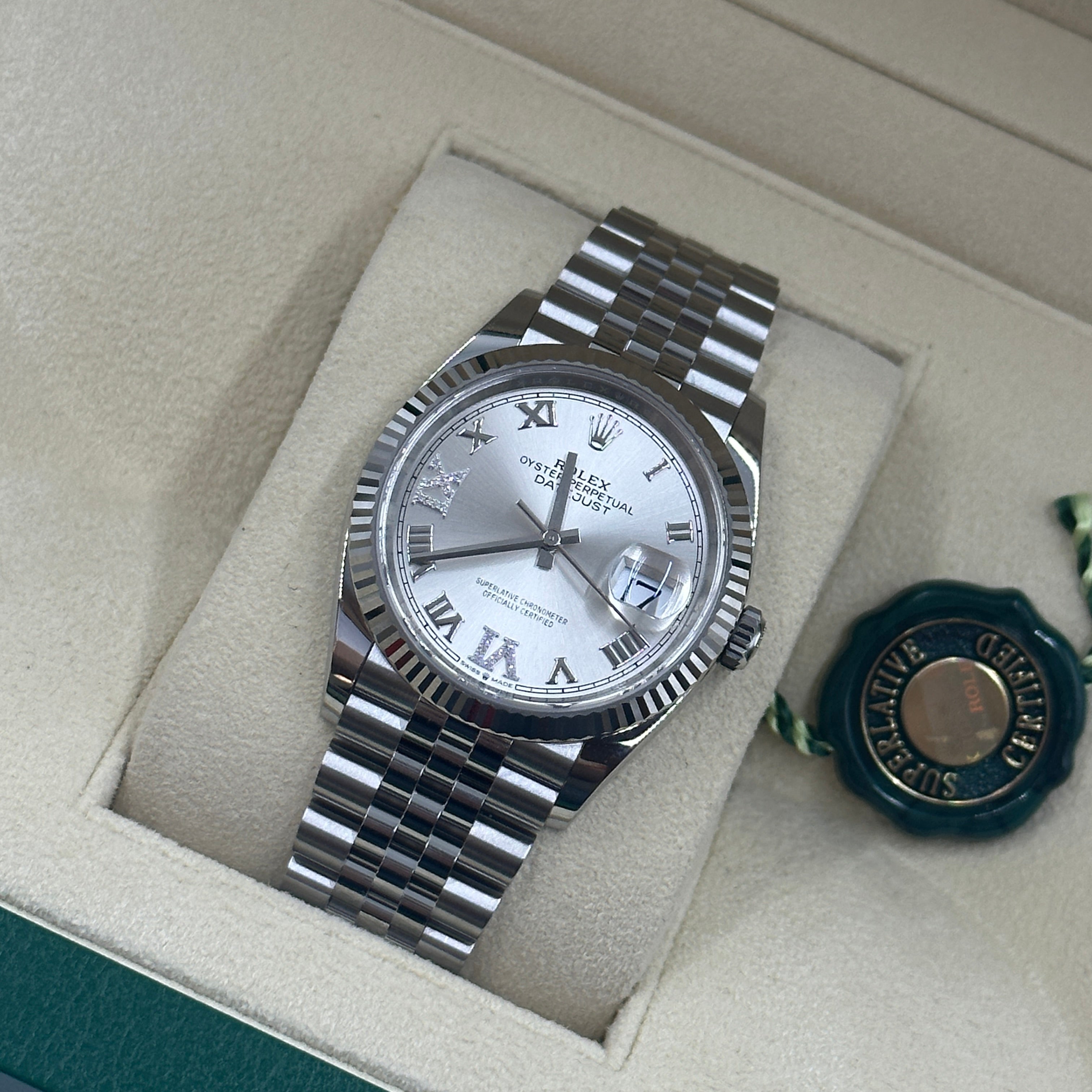 Rolex Datejust 36 126234 Silver VIIX Jubilee 2025