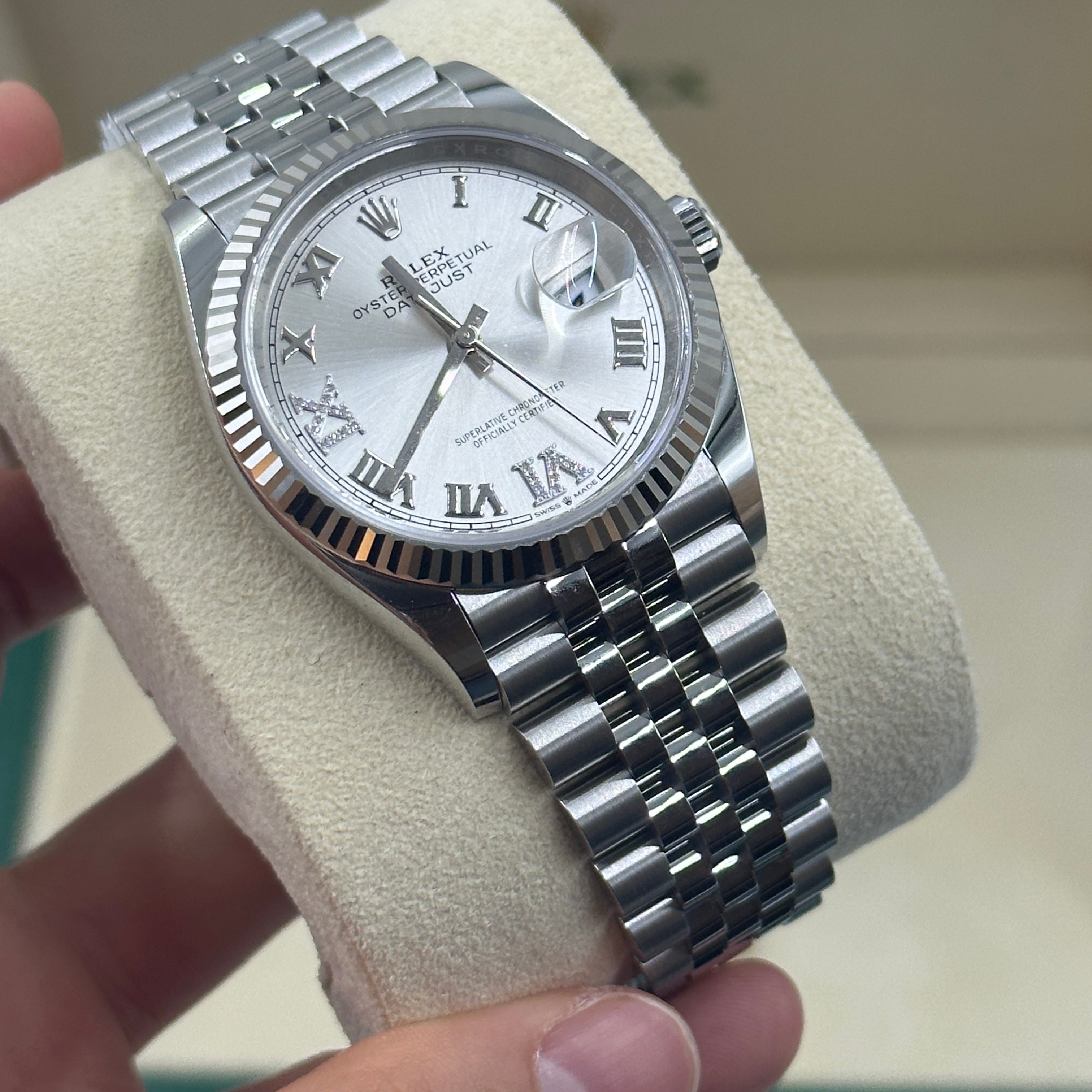 Rolex Datejust 36 126234 Silver VIIX Jubilee 2025