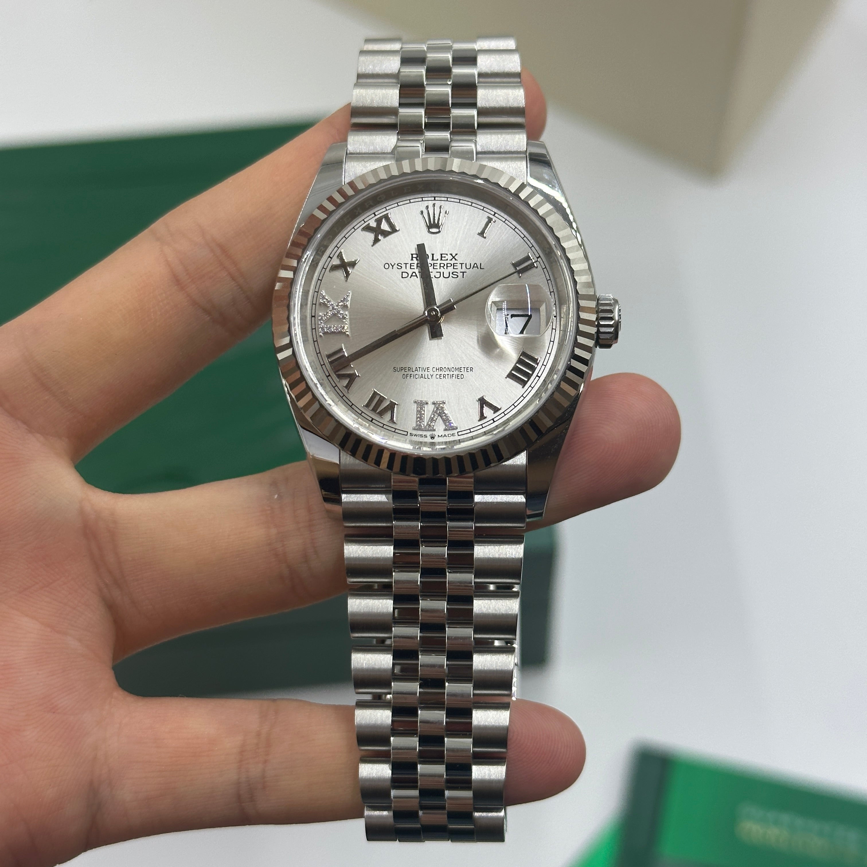 Rolex Datejust 36 126234 Silver VIIX Jubilee 2025