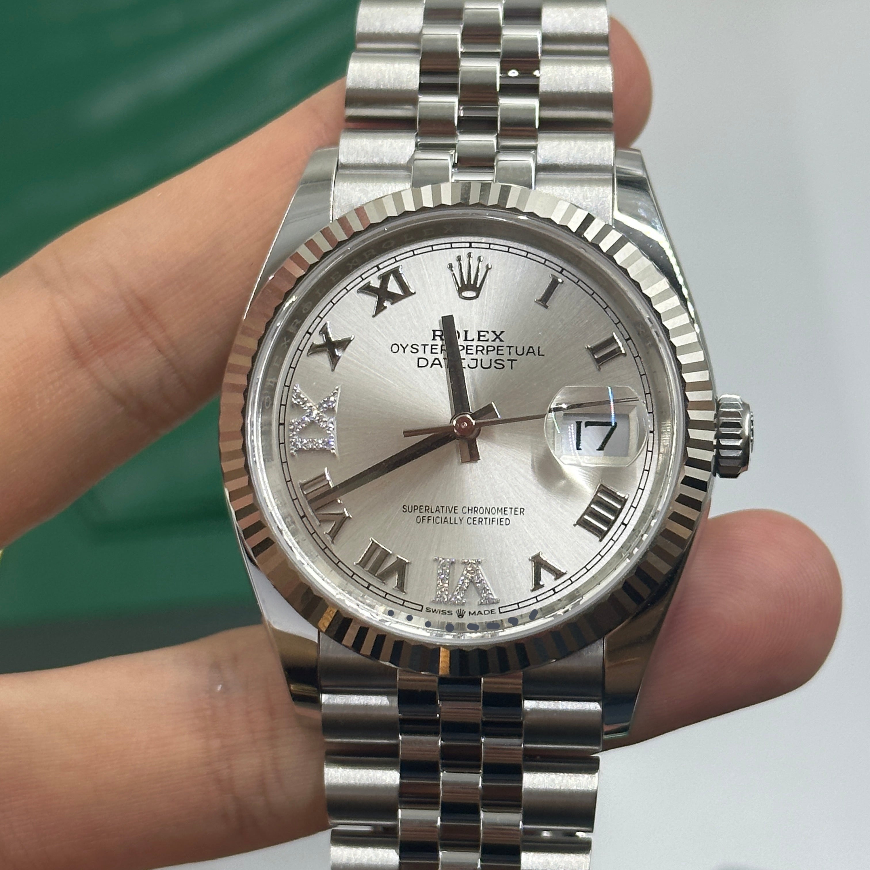 Rolex Datejust 36 126234 Silver VIIX Jubilee 2025