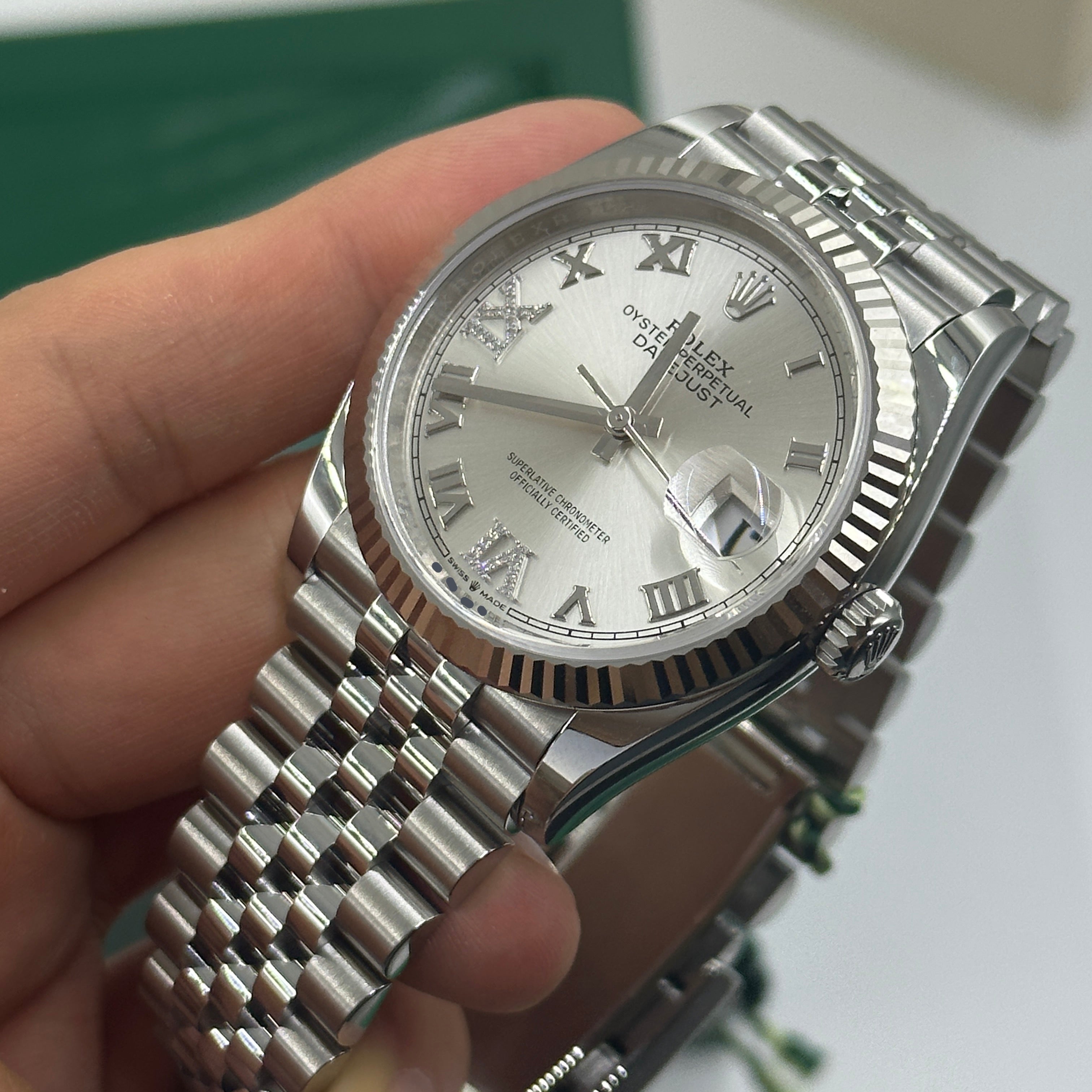 Rolex Datejust 36 126234 Silver VIIX Jubilee 2025