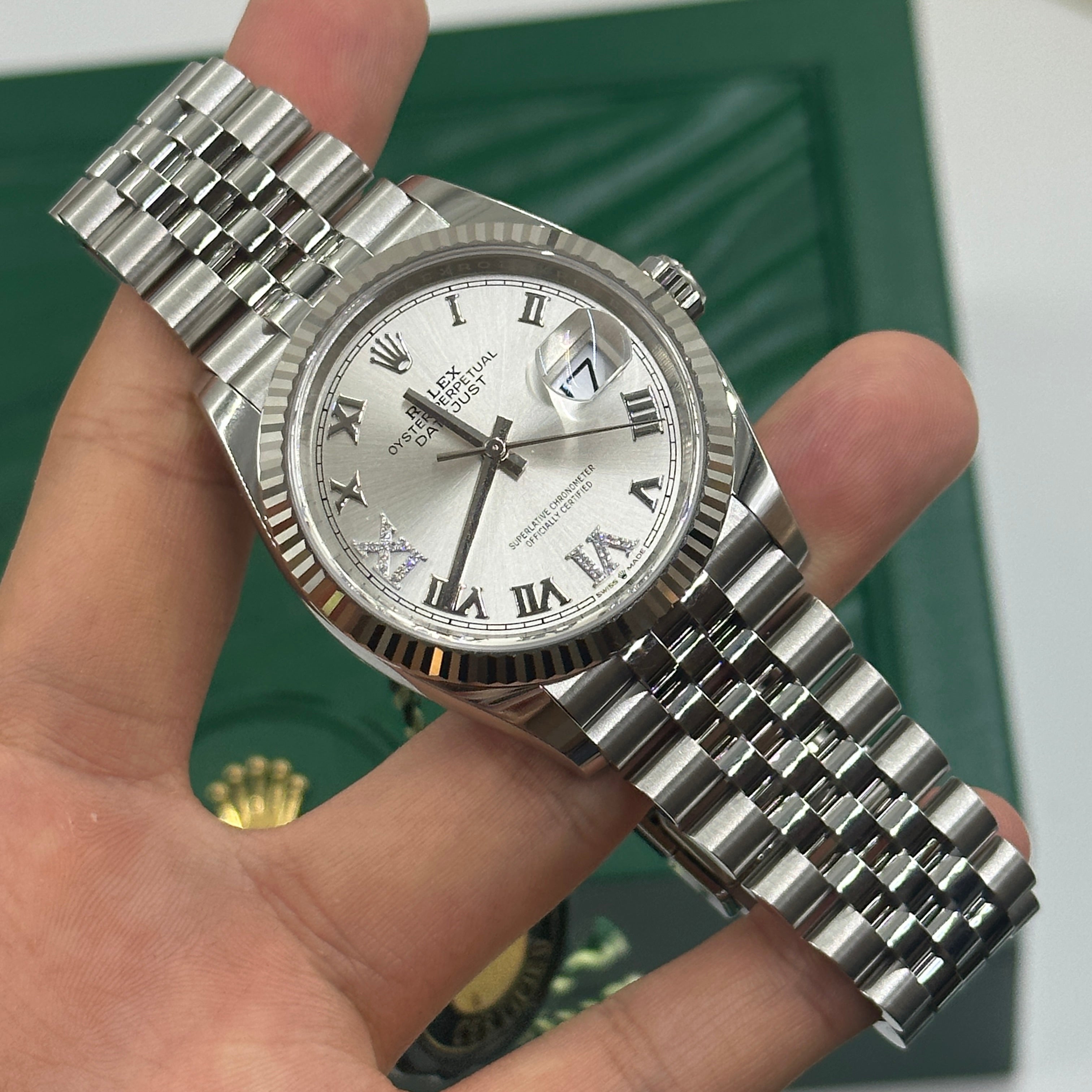 Rolex Datejust 36 126234 Silver VIIX Jubilee 2025