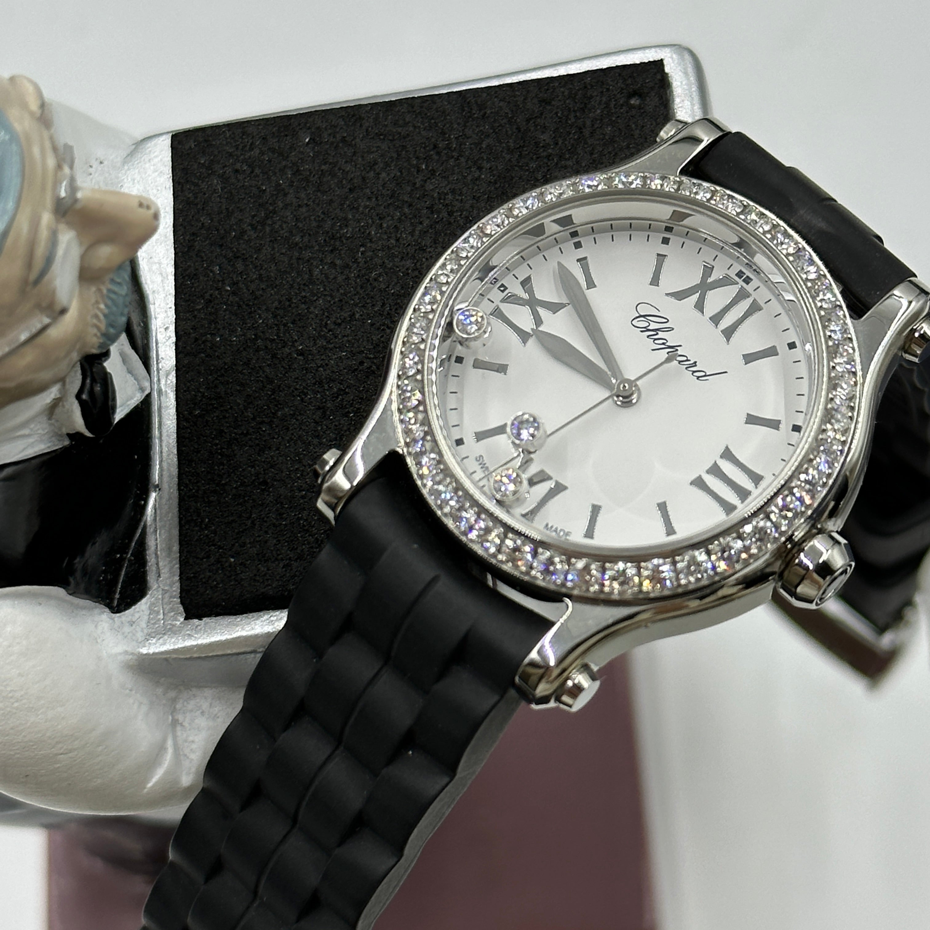 Chopard Happy Sport 30mm 278590-3003 White With Diamond Set (Stainless Steel Bezel) 2025