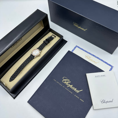 Chopard Happy Sport 30mm 278590-6003 White With Diamond Set (Rose Gold Bezel) 2025