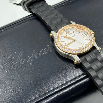 Chopard Happy Sport 30mm 278590-6003 White With Diamond Set (Rose Gold Bezel) 2025
