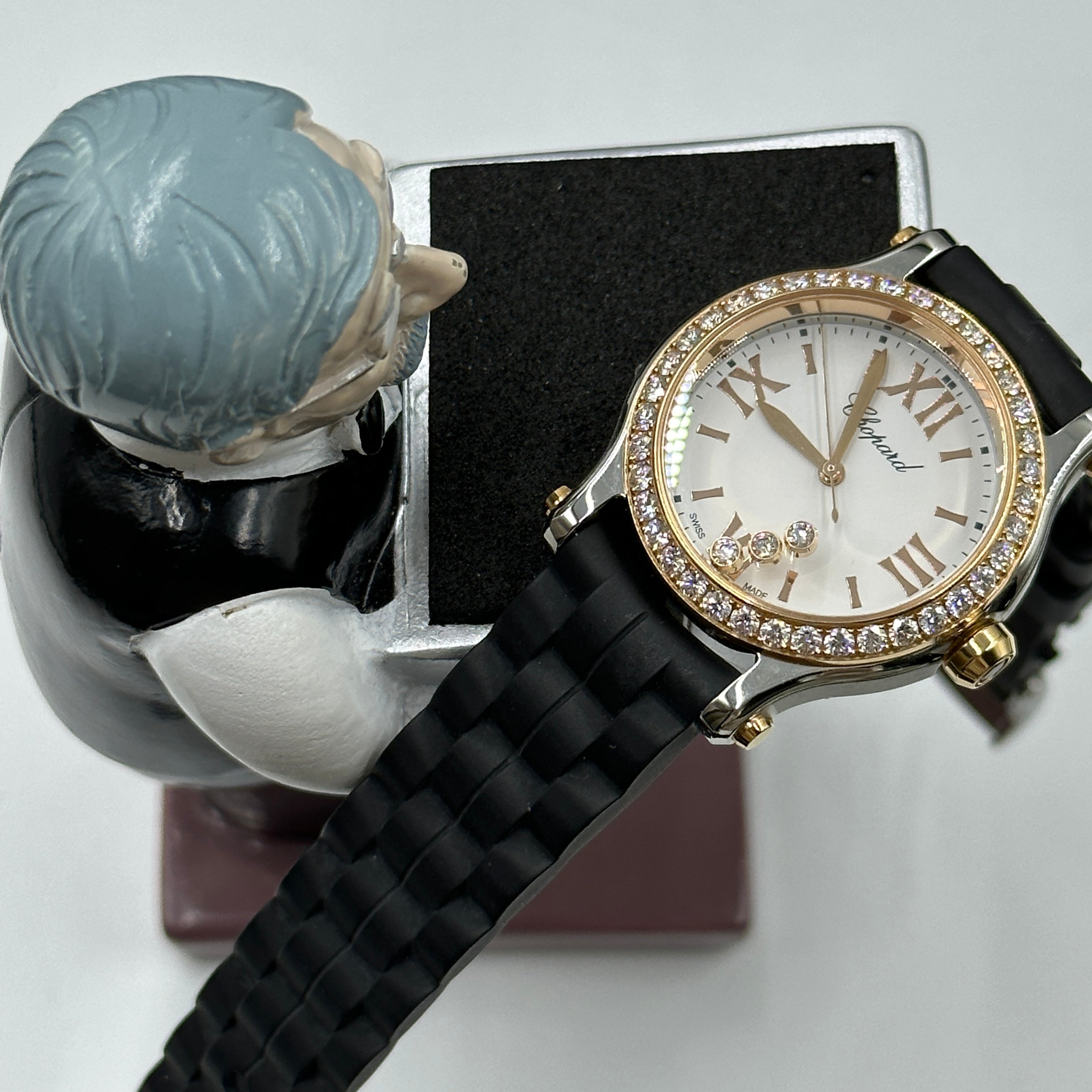 Chopard Happy Sport 30mm 278590-6003 White With Diamond Set (Rose Gold Bezel) 2025