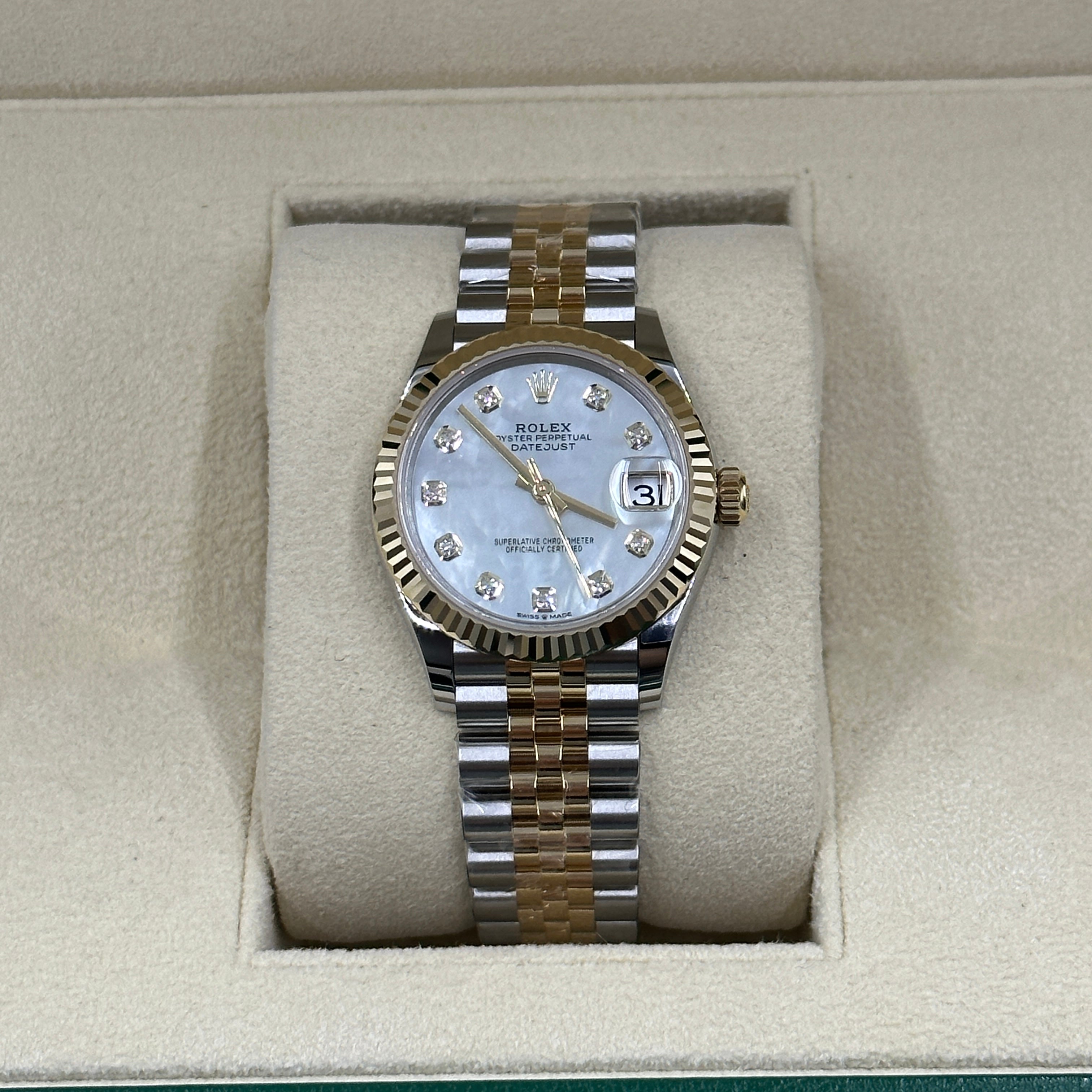 Rolex Datejust 31 278273NG White Jubilee 2025