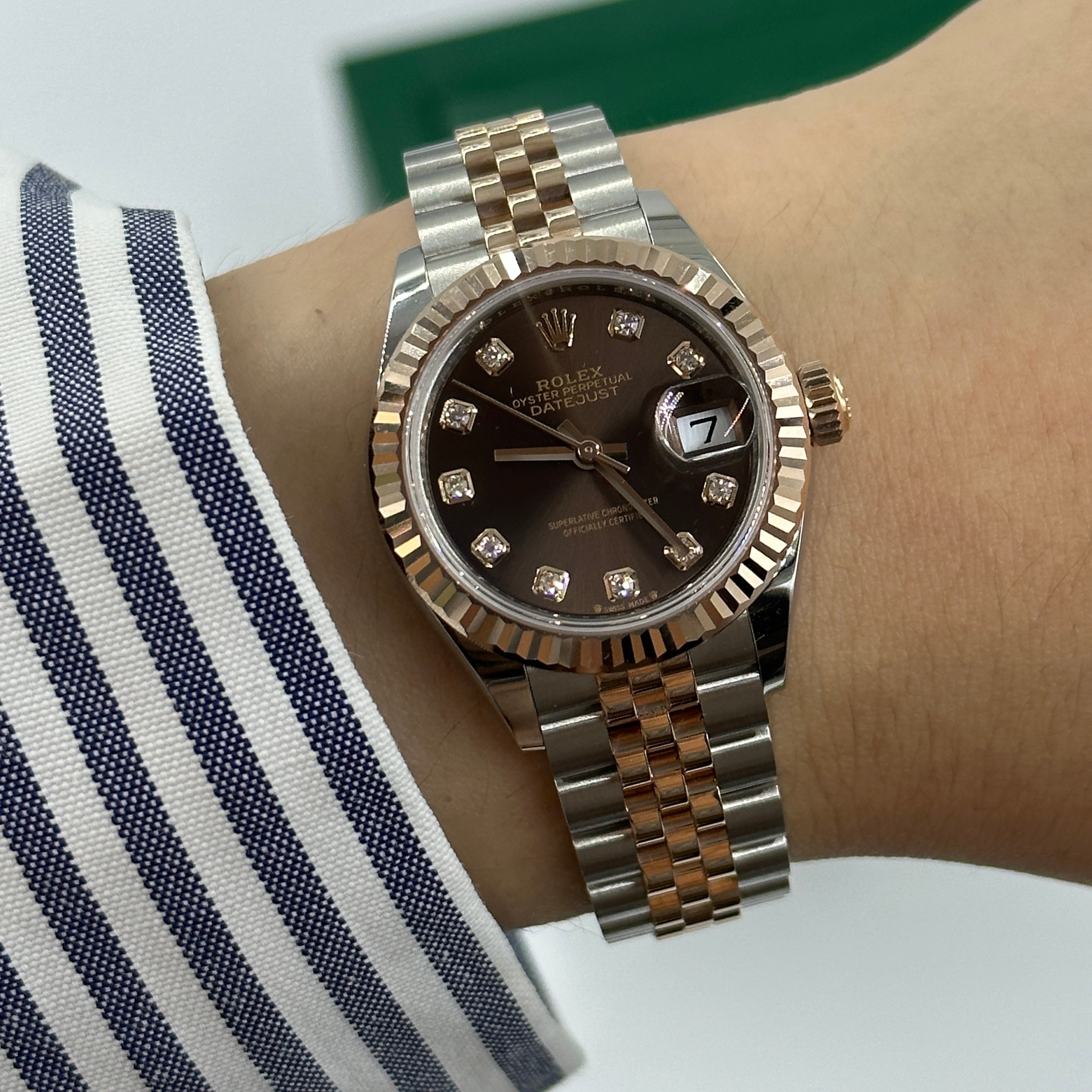Rolex Lady-Datejust 279171G Chocolate Jubilee 2024