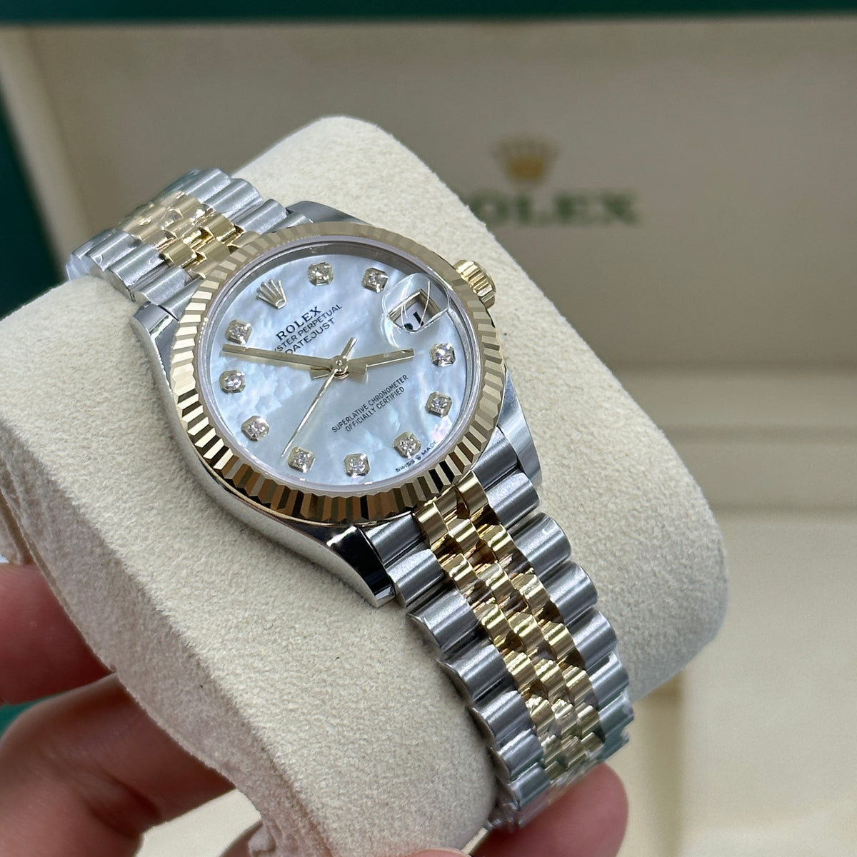 Rolex Datejust 31 278273NG White Jubilee 2026