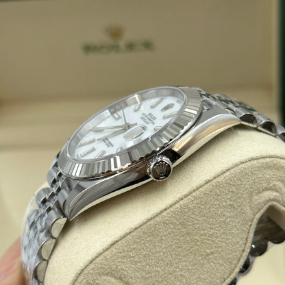 Rolex Datejust 41 126334 White Index Jubilee 2025