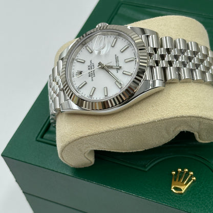 Rolex Datejust 41 126334 White Index Jubilee 2025