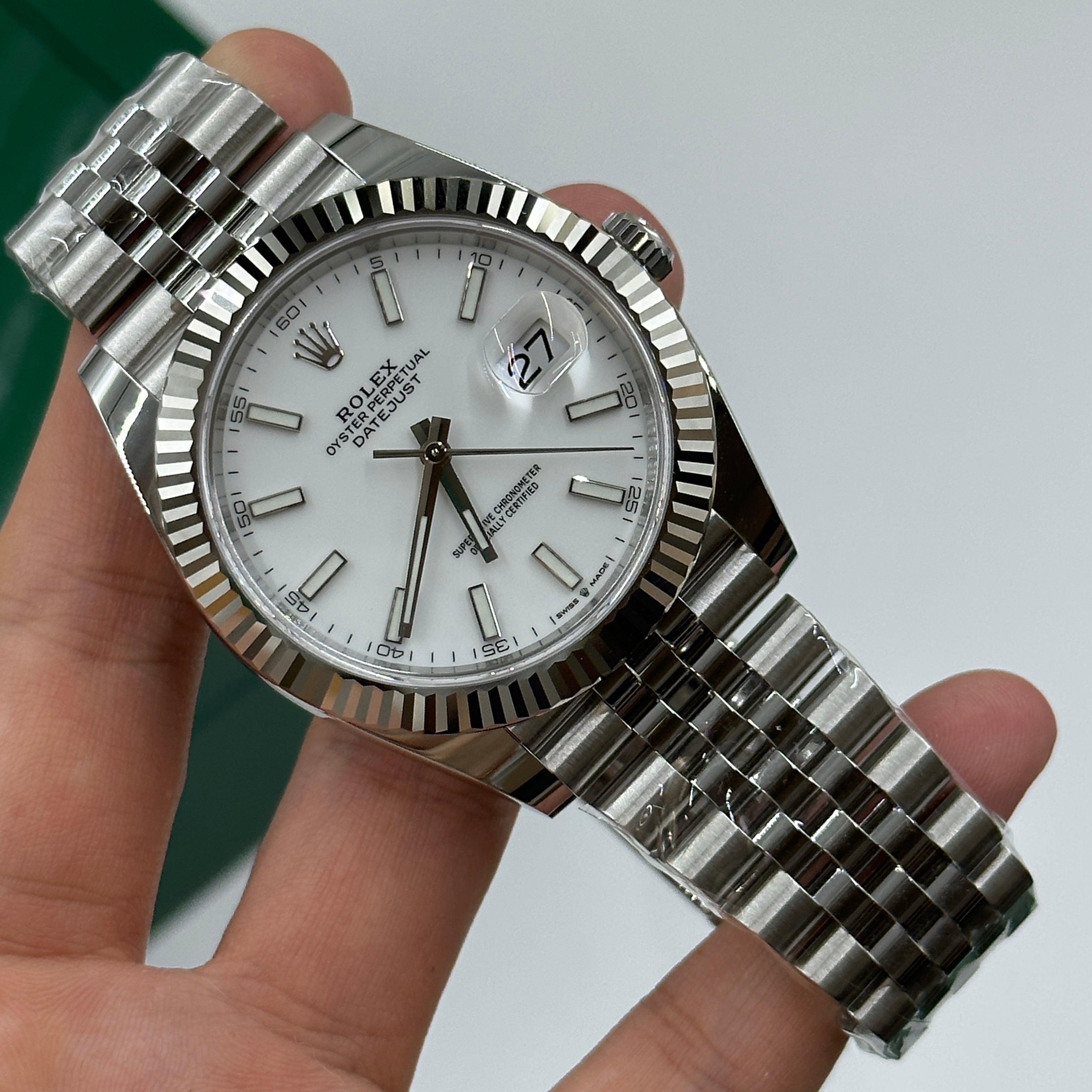 Rolex Datejust 41 126334 White Index Jubilee 2025