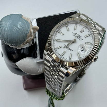 Rolex Datejust 41 126334 White Index Jubilee 2025