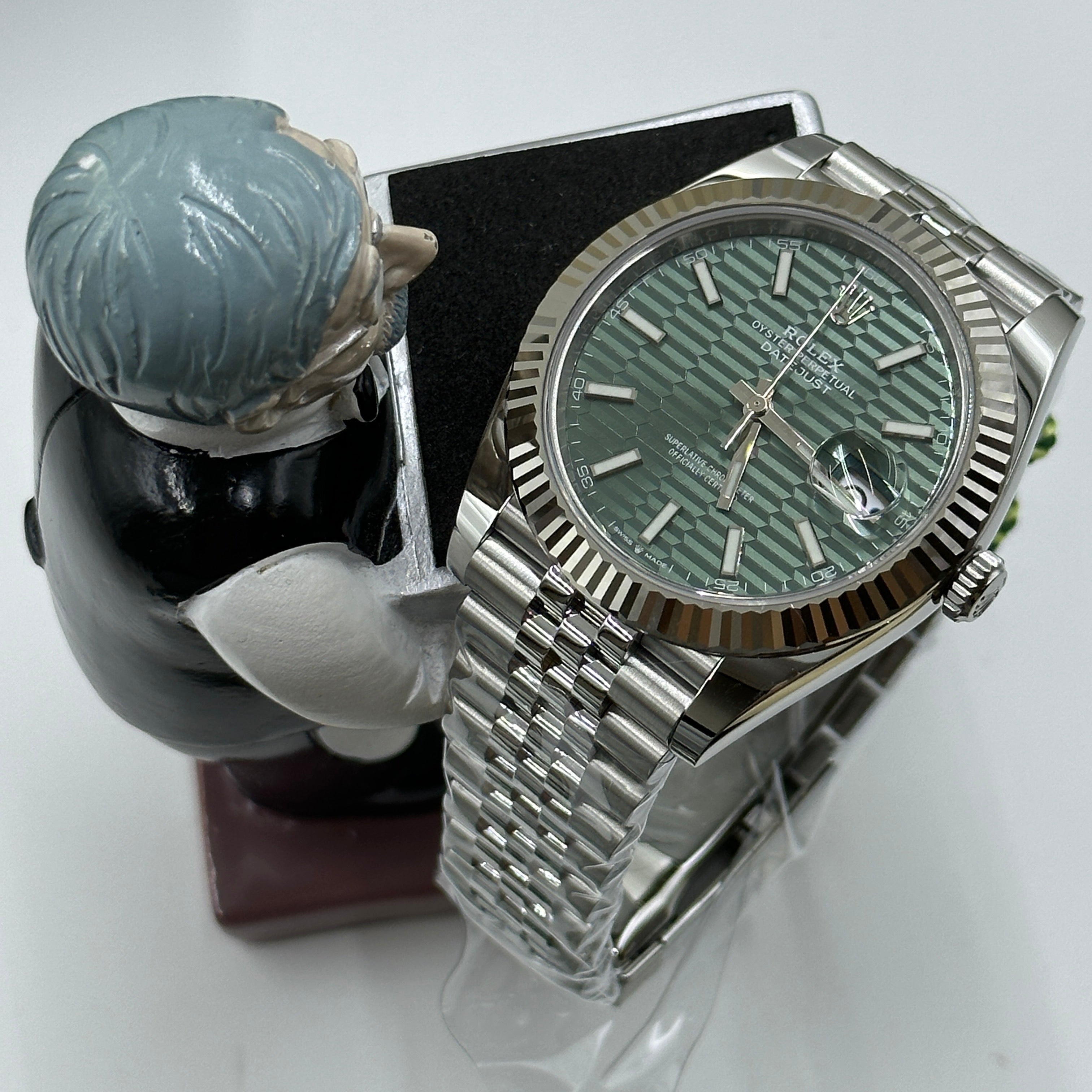 Rolex Datejust 41 126334 Mint Green Index Jubilee 2025