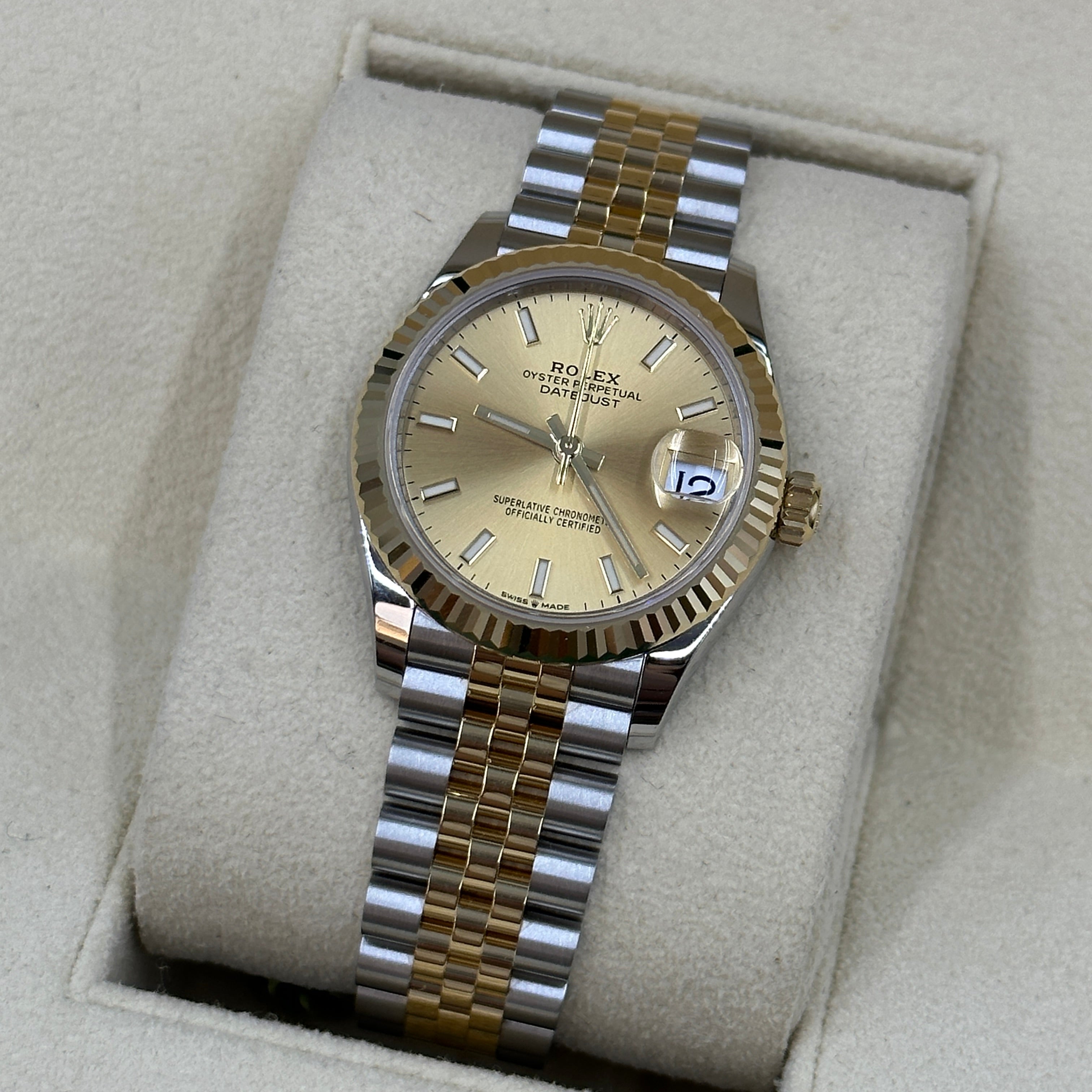 Rolex Datejust 31 278273 Champagne Index Jubilee