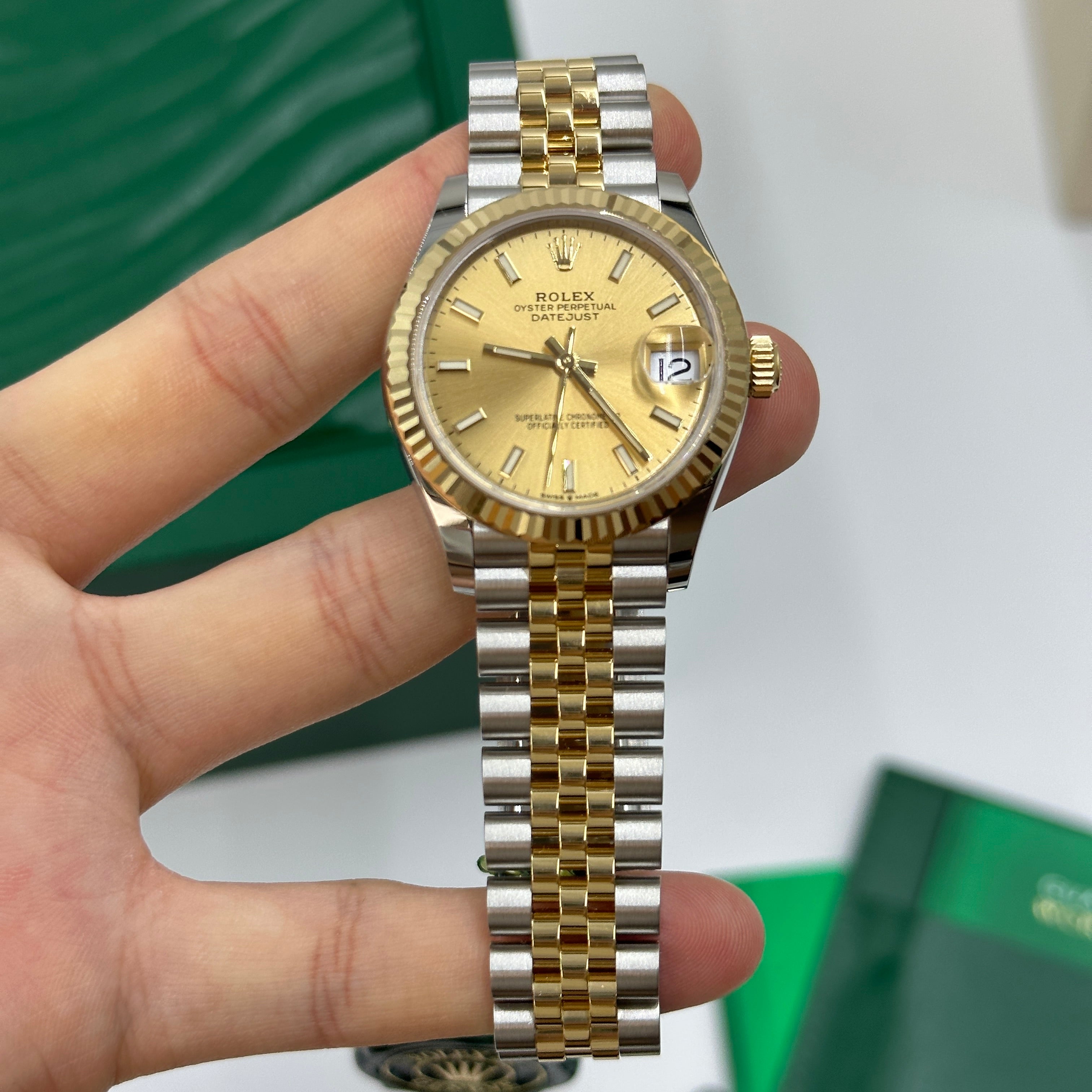 Rolex Datejust 31 278273 Champagne Index Jubilee