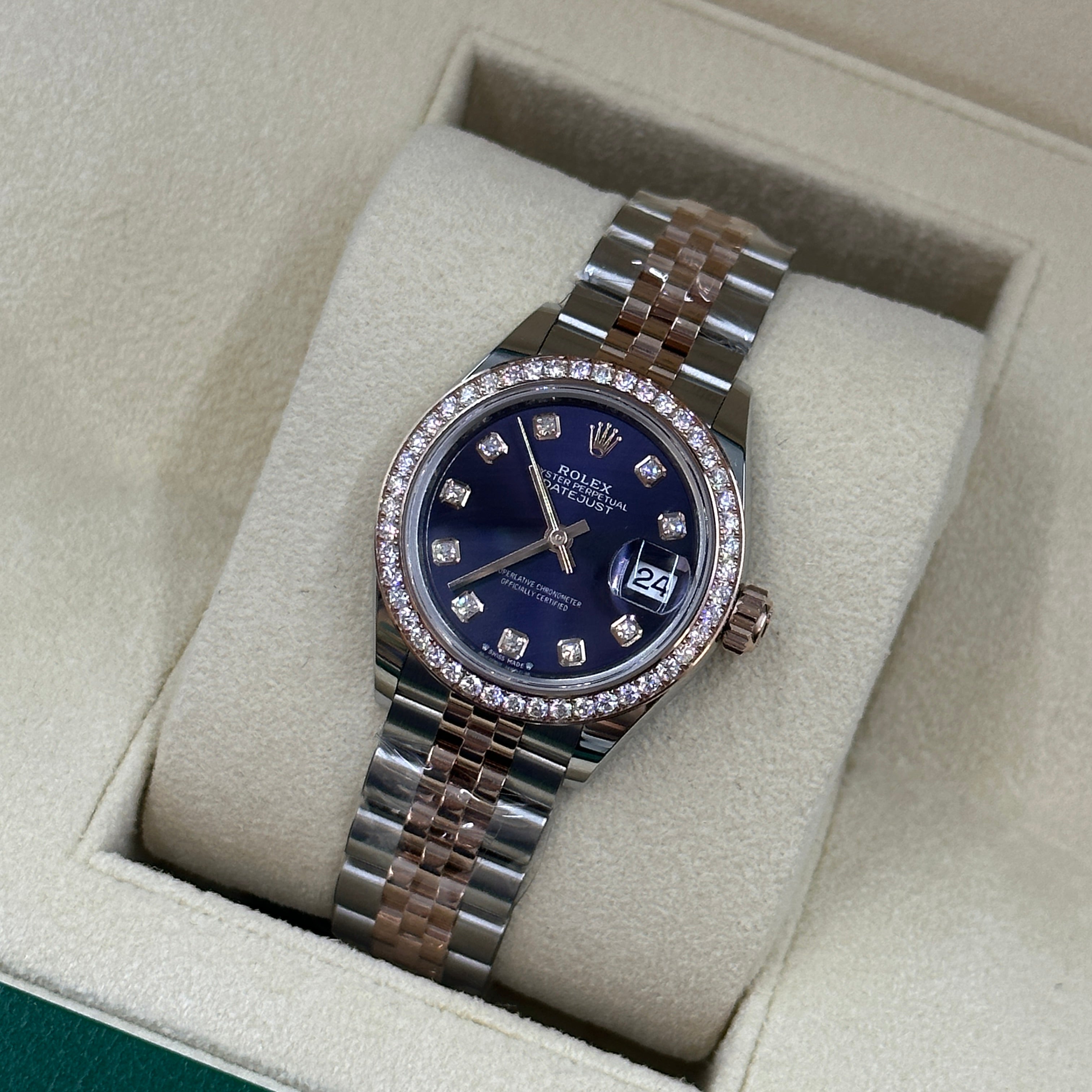 Rolex Lady-Datejust 279381RBR G PURPLE JUB