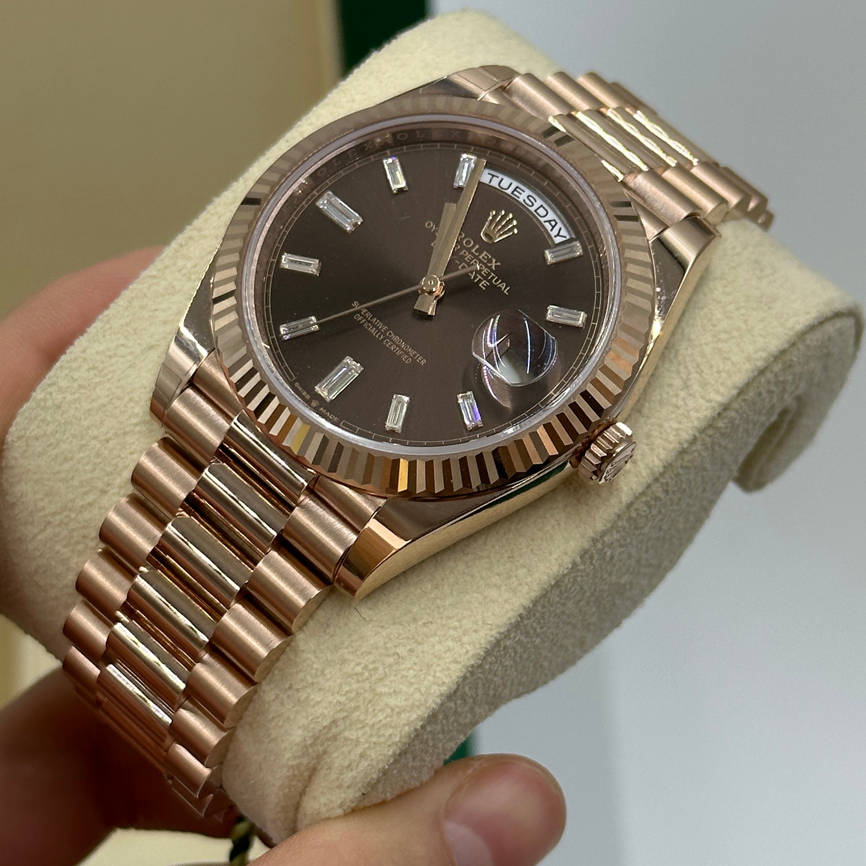 Rolex Day-Date 40 228235A Chocolate