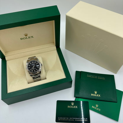 Rolex Datejust 41 126334 Black Index Oyster 2025
