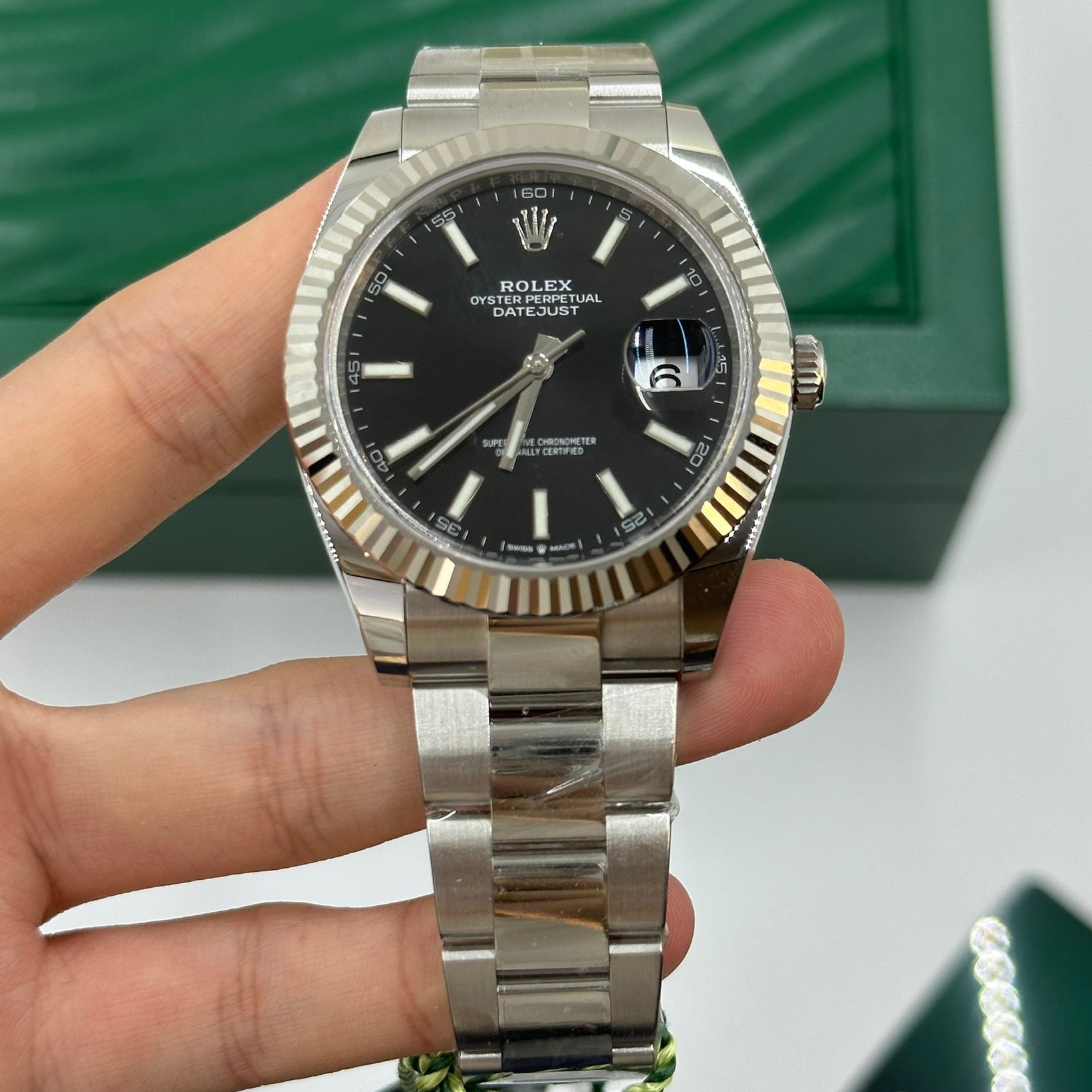 Rolex Datejust 41 126334 Black Index Oyster 2025