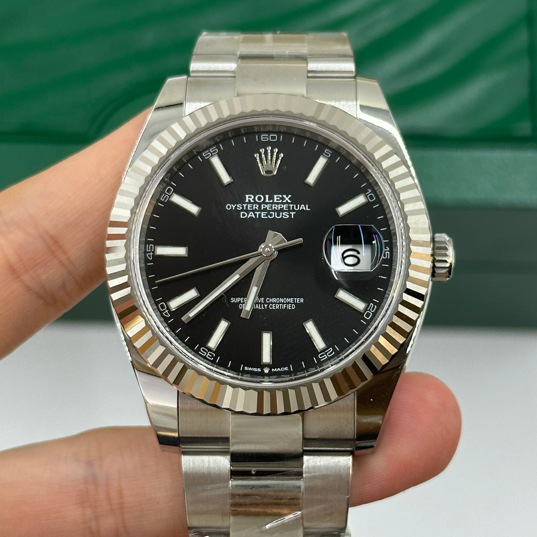 Rolex Datejust 41 126334 Black Index Oyster 2025