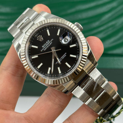 Rolex Datejust 41 126334 Black Index Oyster 2025