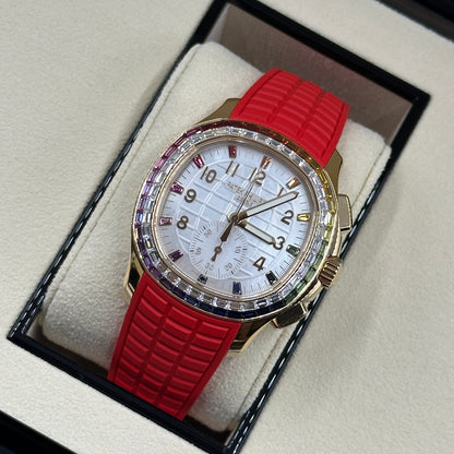 Patek Philippe 7968/300R-001 Aquanaut Luce Rainbow Chronograph Rose Gold