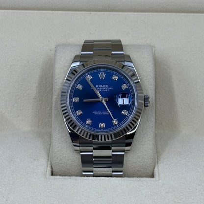 Rolex Datejust 41 126334G Blue Oyster 2024