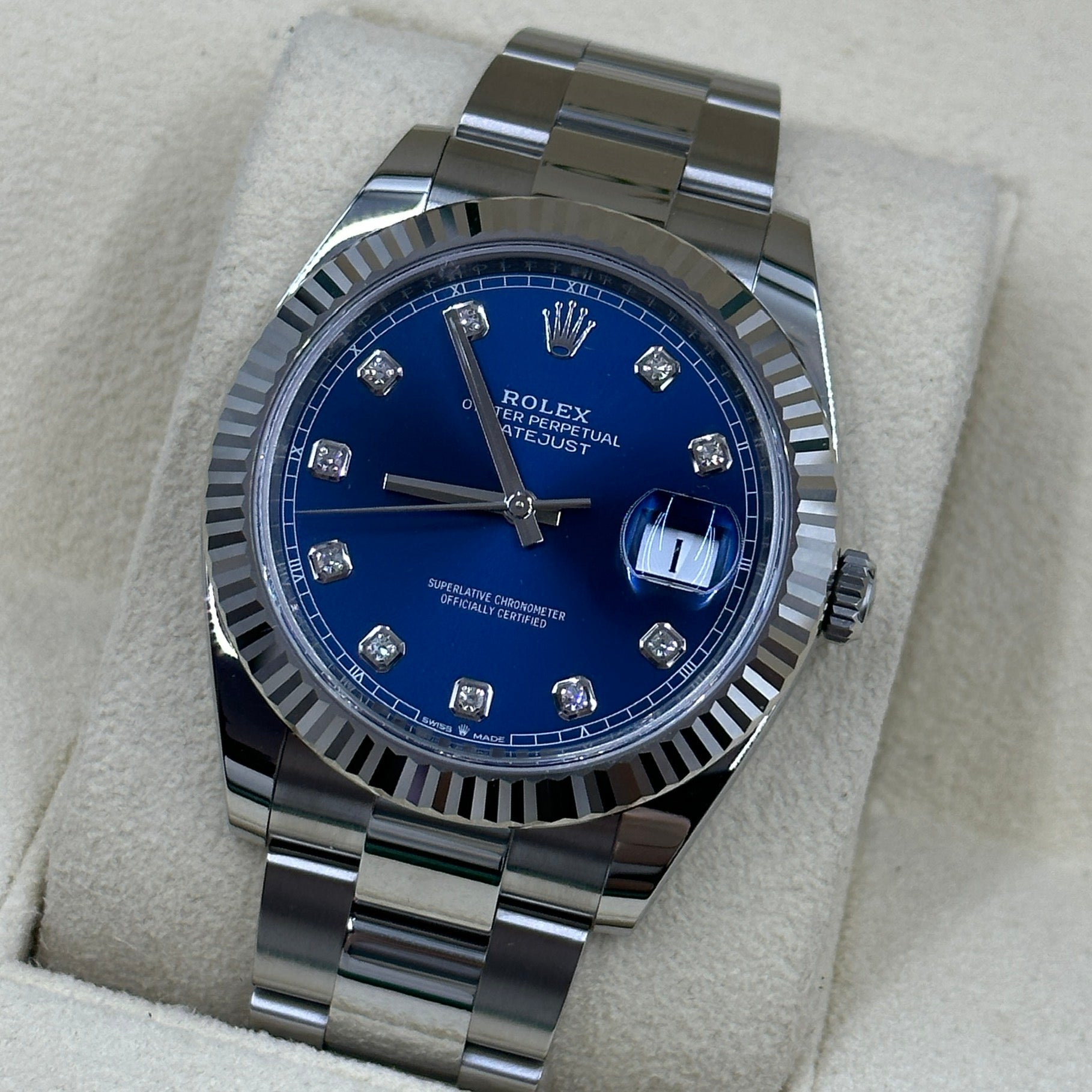 Rolex Datejust 41 126334G Blue Oyster 2024