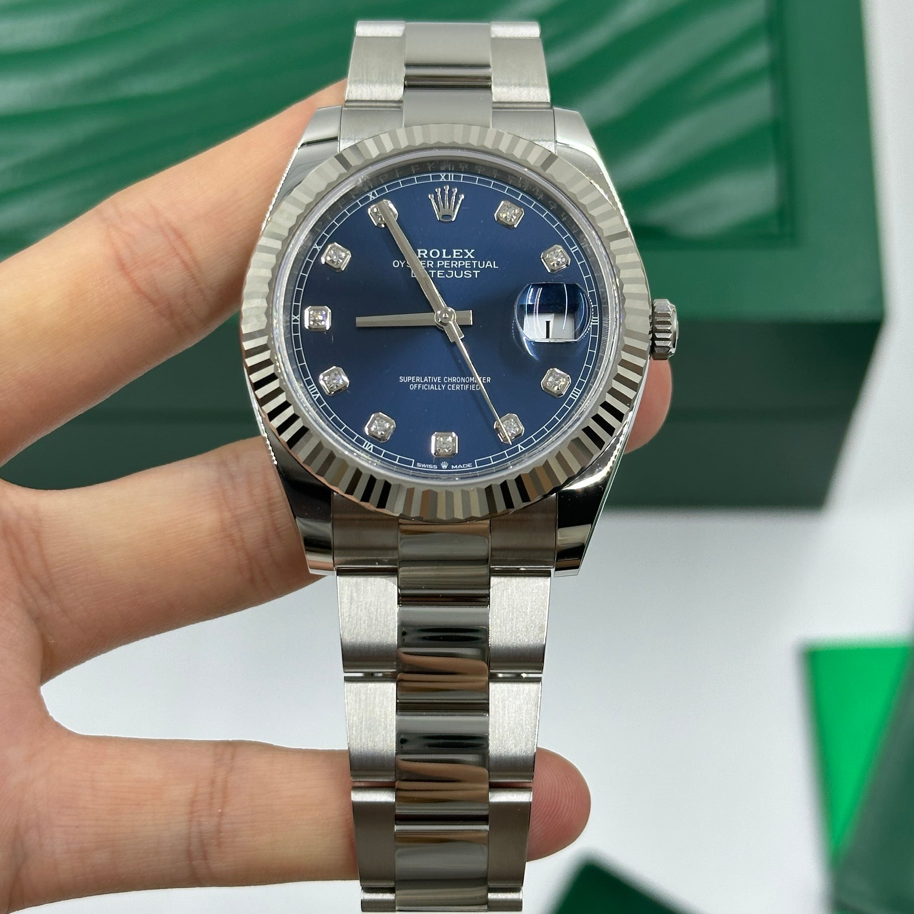 Rolex Datejust 41 126334G Blue Oyster 2024