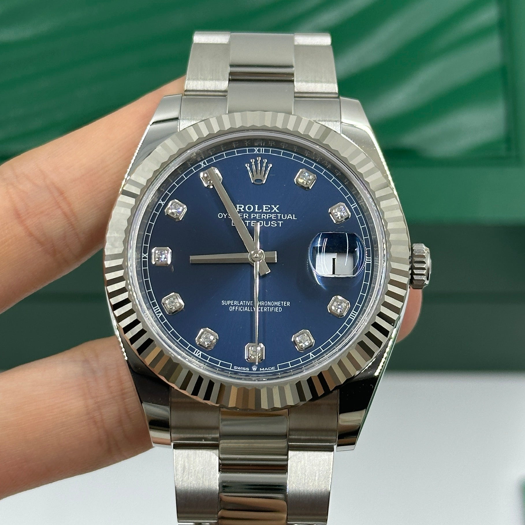 Rolex Datejust 41 126334G Blue Oyster 2024