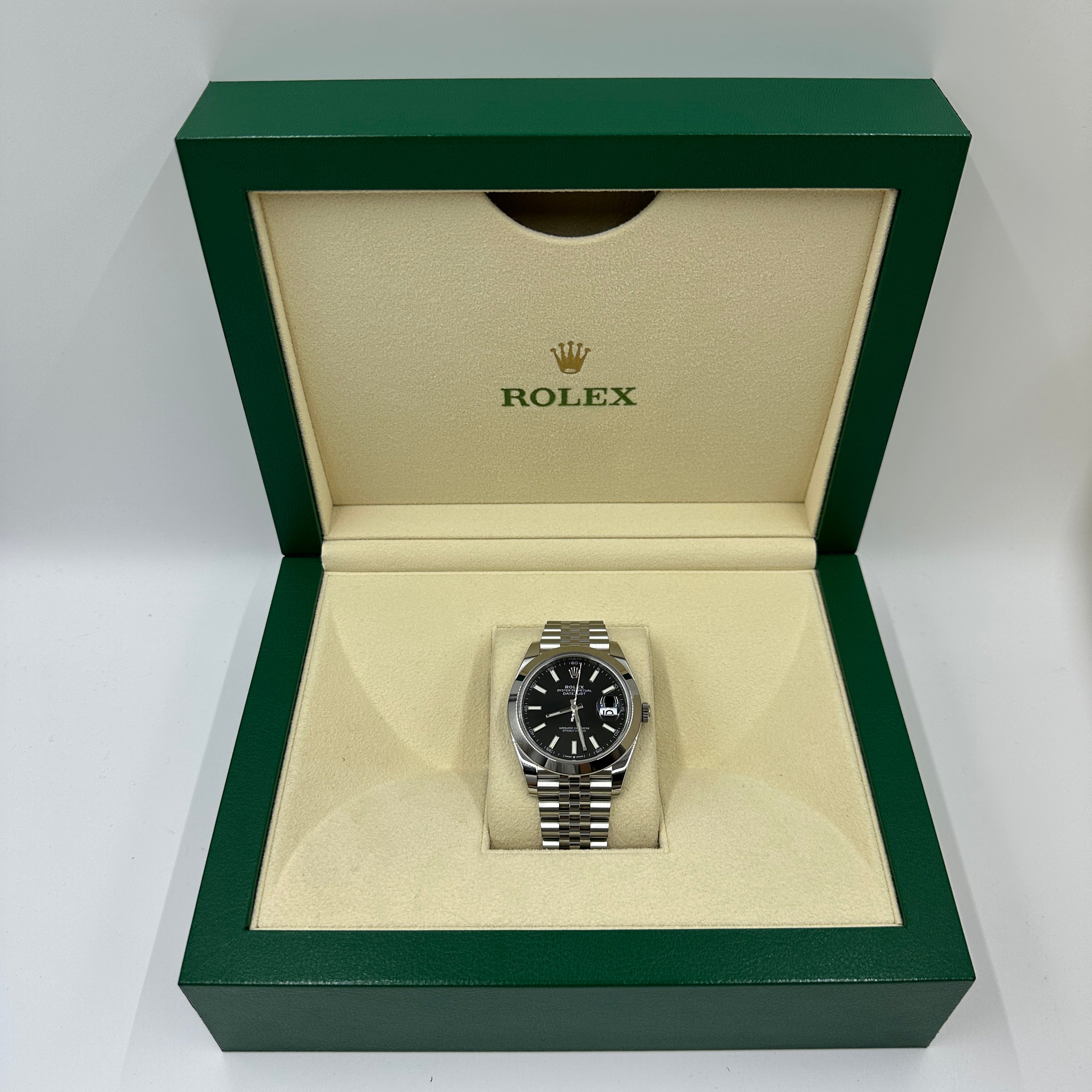 Rolex Datejust 41 126300 Black Index Jubilee 2025