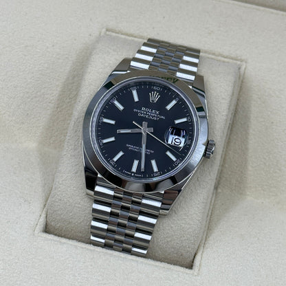Rolex Datejust 41 126300 Black Index Jubilee 2025