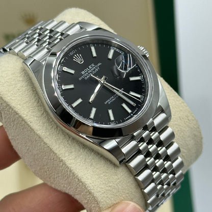 Rolex Datejust 41 126300 Black Index Jubilee 2025