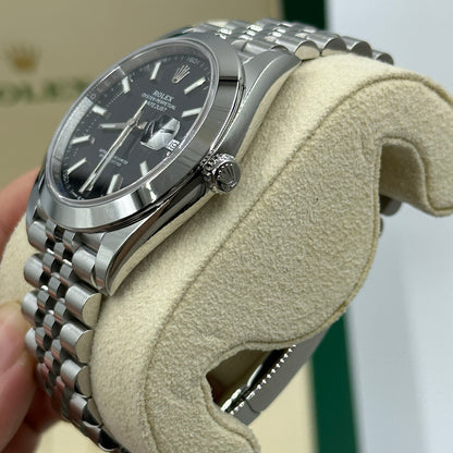 Rolex Datejust 41 126300 Black Index Jubilee 2025