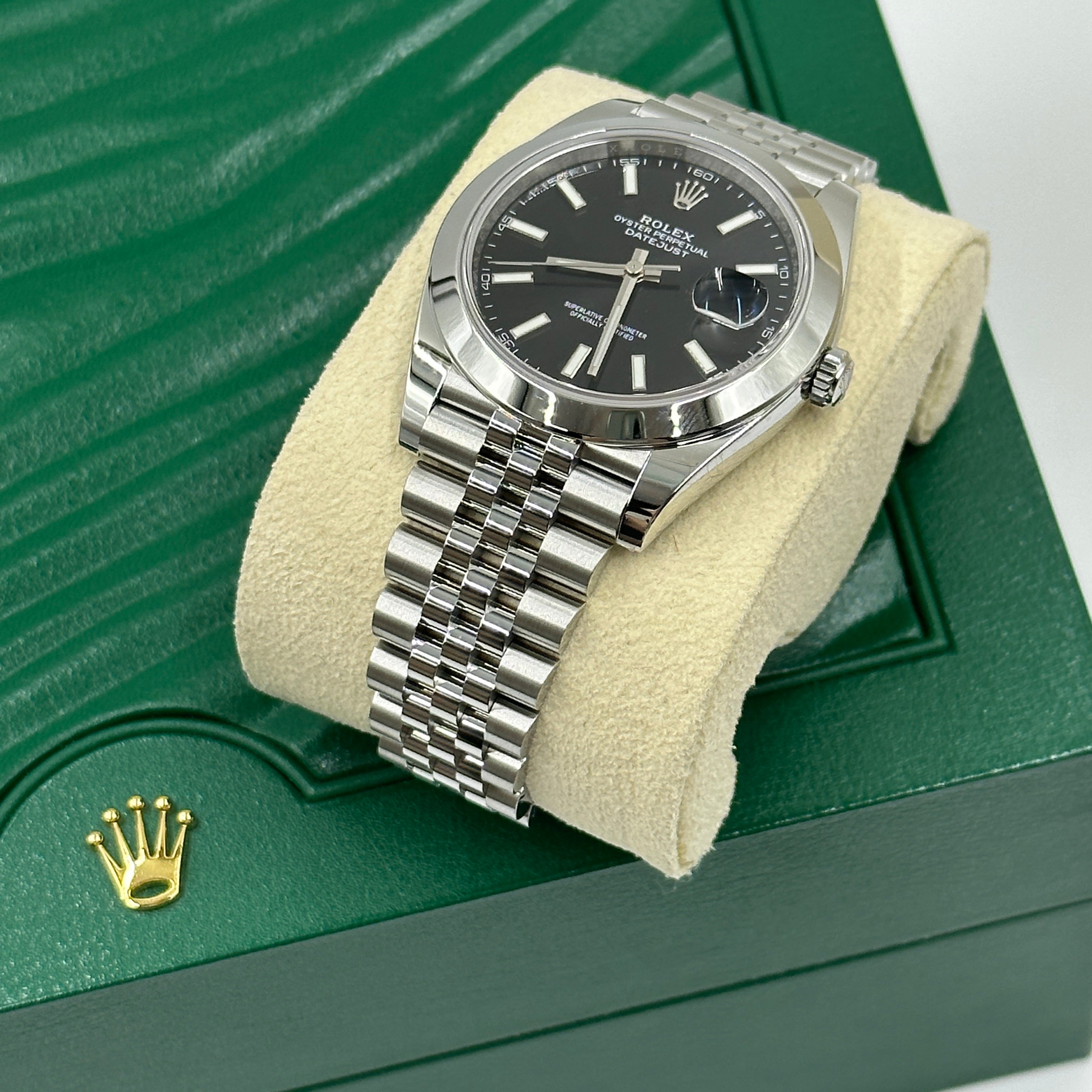 Rolex Datejust 41 126300 Black Index Jubilee 2025