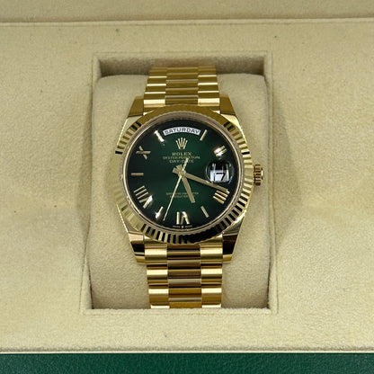 Rolex Day-Date 40 228238 Green Ombré Roman 2026
