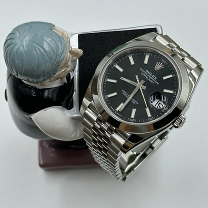 Rolex Datejust 41 126300 Black Index Jubilee 2025