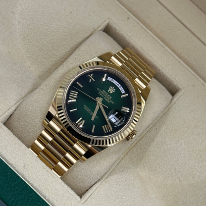 Rolex Day-Date 40 228238 Green Ombré Roman 2026