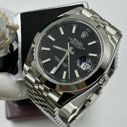 Rolex Datejust 41 126300 Black Index Jubilee 2025