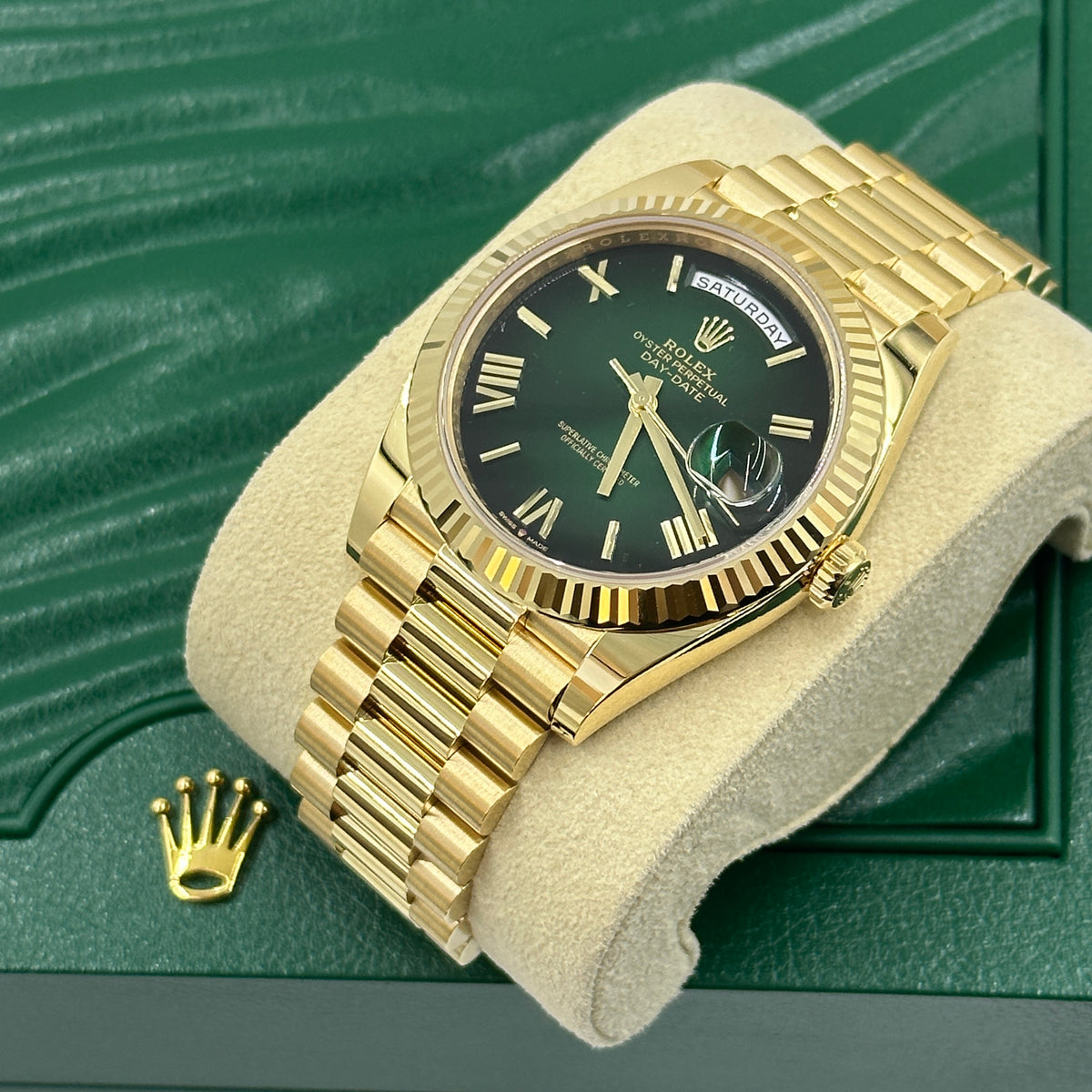 Rolex Day-Date 40 228238 Green Ombré Roman 2026