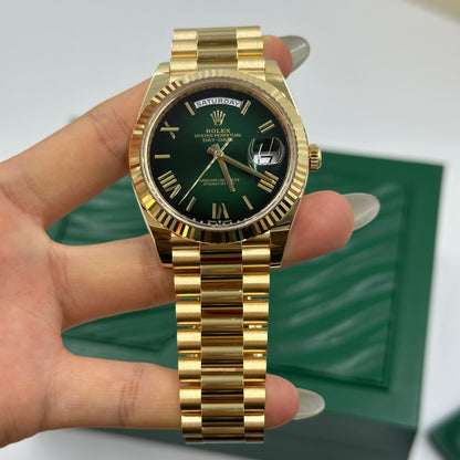 Rolex Day-Date 40 228238 Green Ombré roman