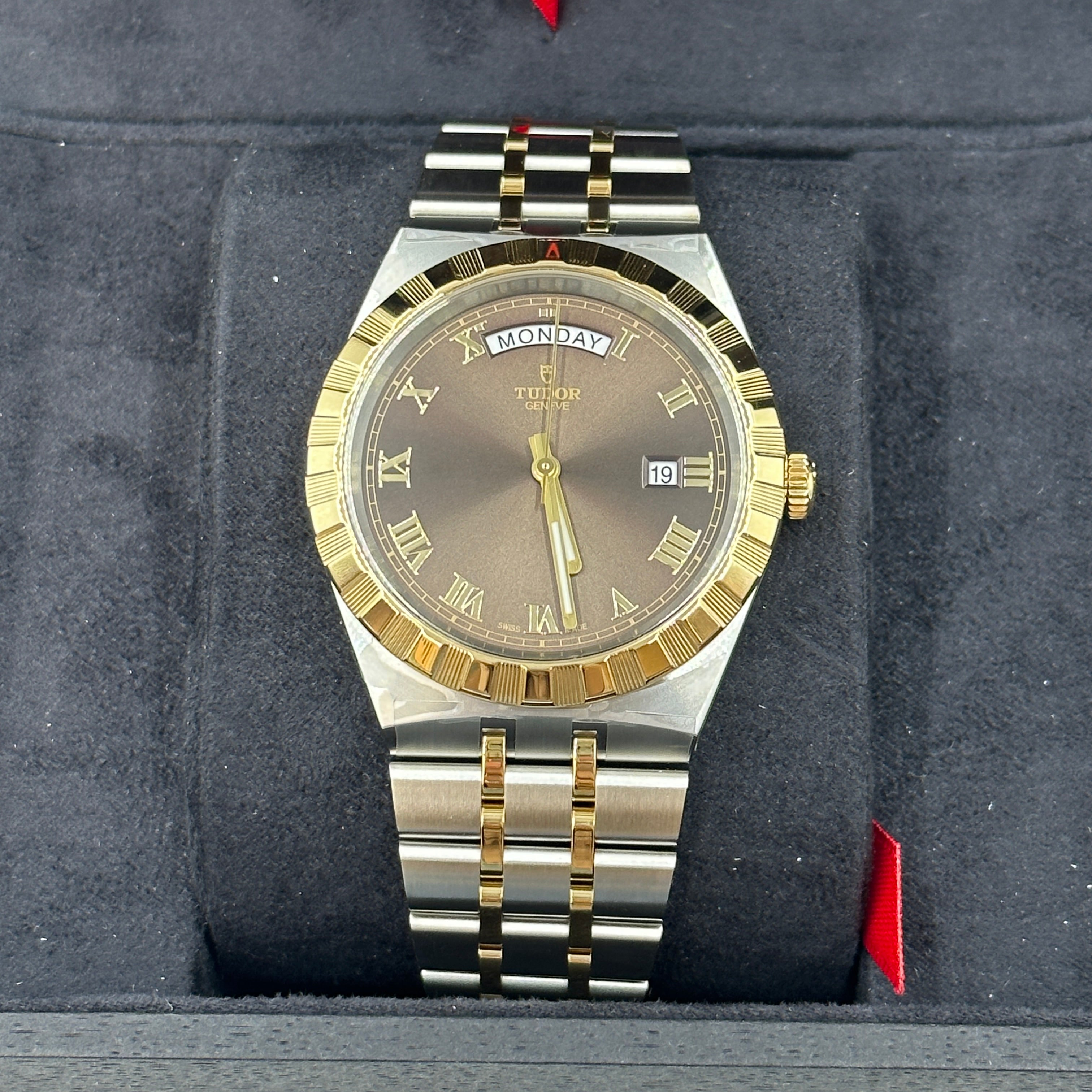 Tudor 28603-0007 Royal Day-Date 41 Stainless Stee