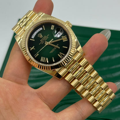 Rolex Day-Date 40 228238 Green Ombré Roman 2025