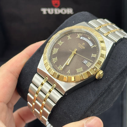 Tudor 28603-0007 Royal Day-Date 41 Stainless Stee