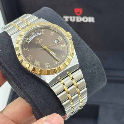 Tudor 28603-0007 Royal Day-Date 41 Stainless Stee