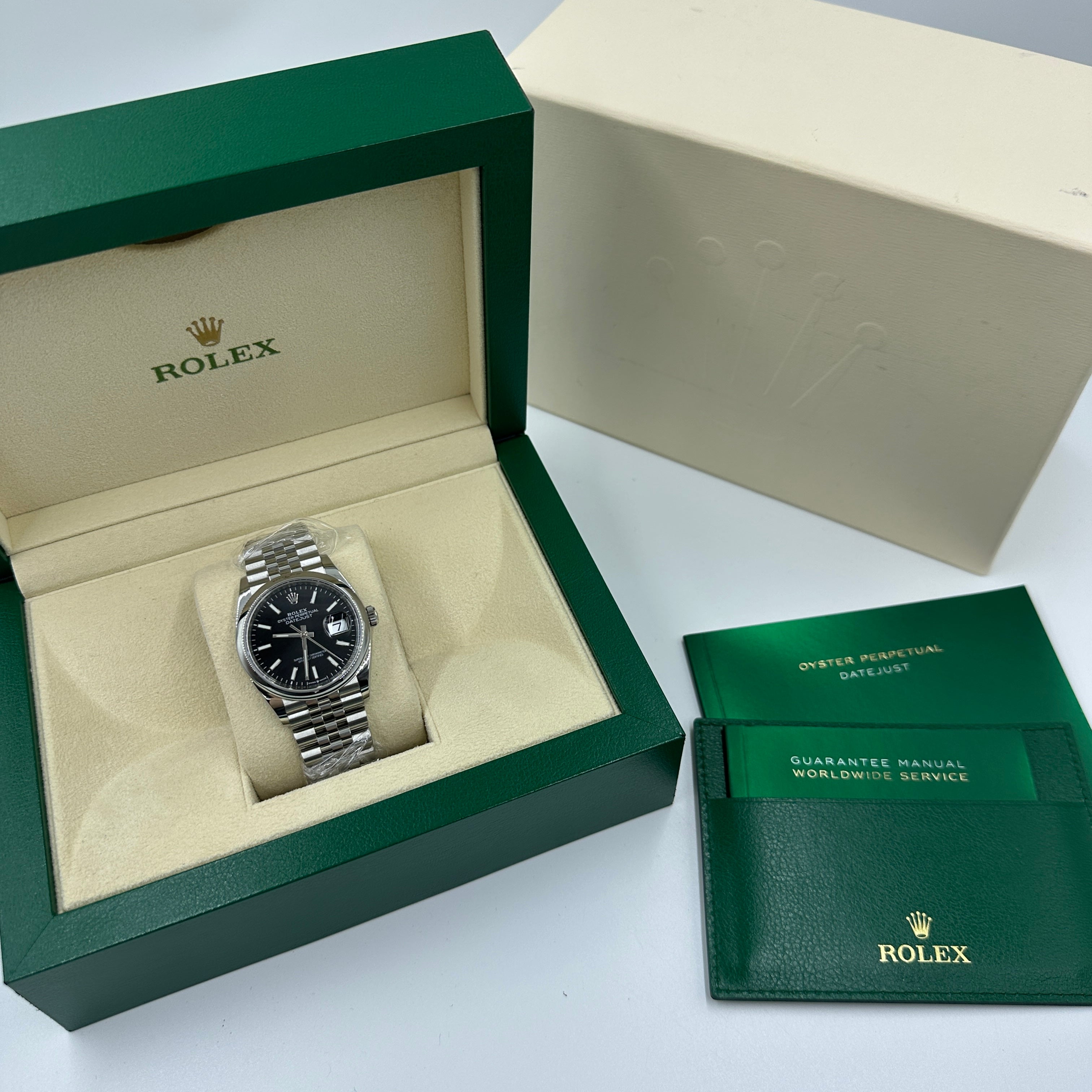 Rolex Datejust 36 126200 Black Index Jubilee 2025
