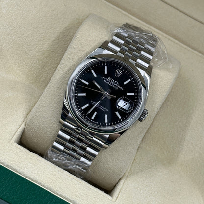 Rolex Datejust 36 126200 Black Index Jubilee 2025